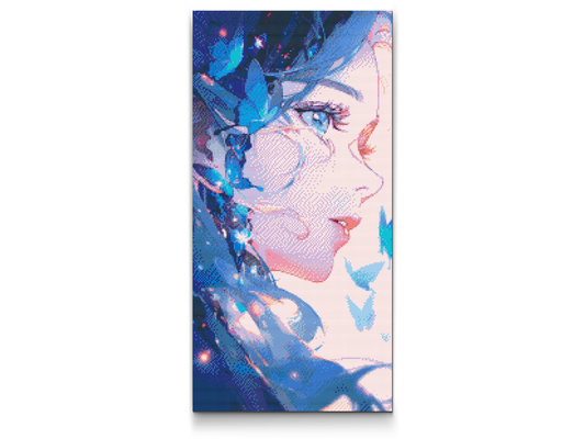 Diamond Painting - Sommerfuglekvinde