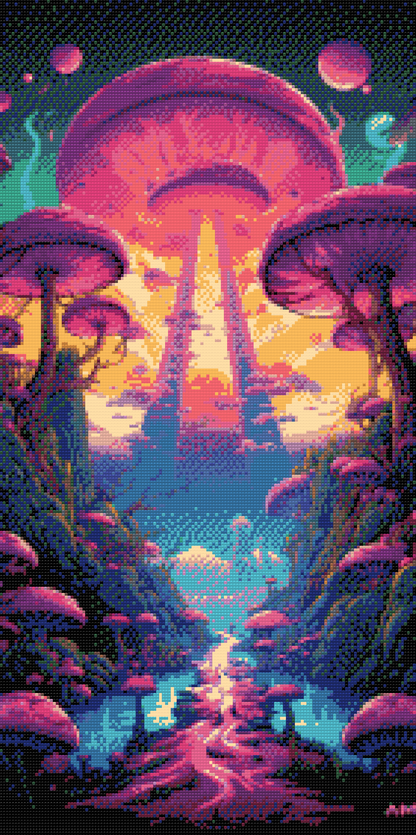 Diamond Painting - Svampebyen