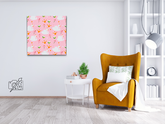 Paint by Numbers - Svanebaggrund