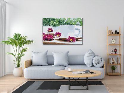 Paint by Numbers - Vintereftermiddag med en kop te