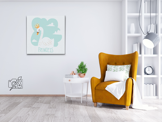 Paint by Numbers - Svane, prinsesse