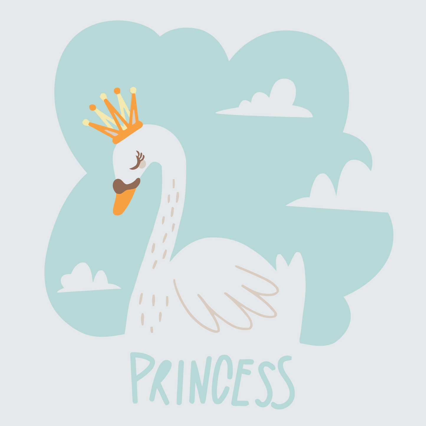 Paint by Numbers - Svane, prinsesse