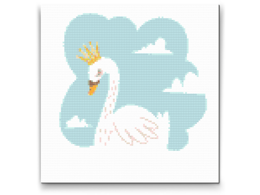 Diamond Painting - Svane, prinsesse