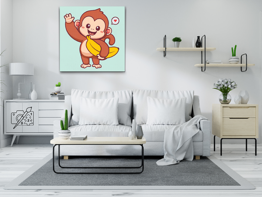 Paint by Numbers - Abe og en banan