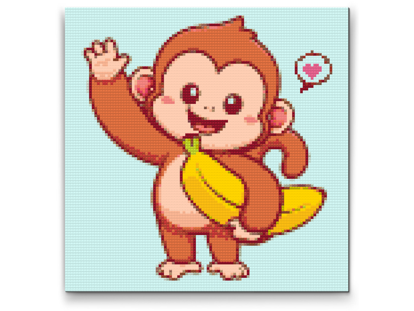 Diamond Painting - Abe og en banan