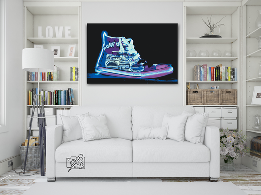 Paint by Numbers - Lightning Sneaker