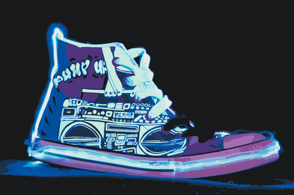 Paint by Numbers - Lightning Sneaker