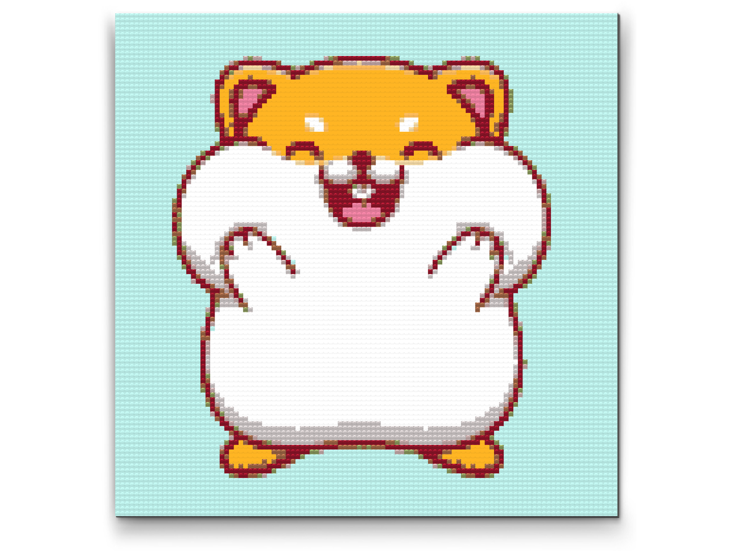 Diamond Painting - Hamster med proppede kinder