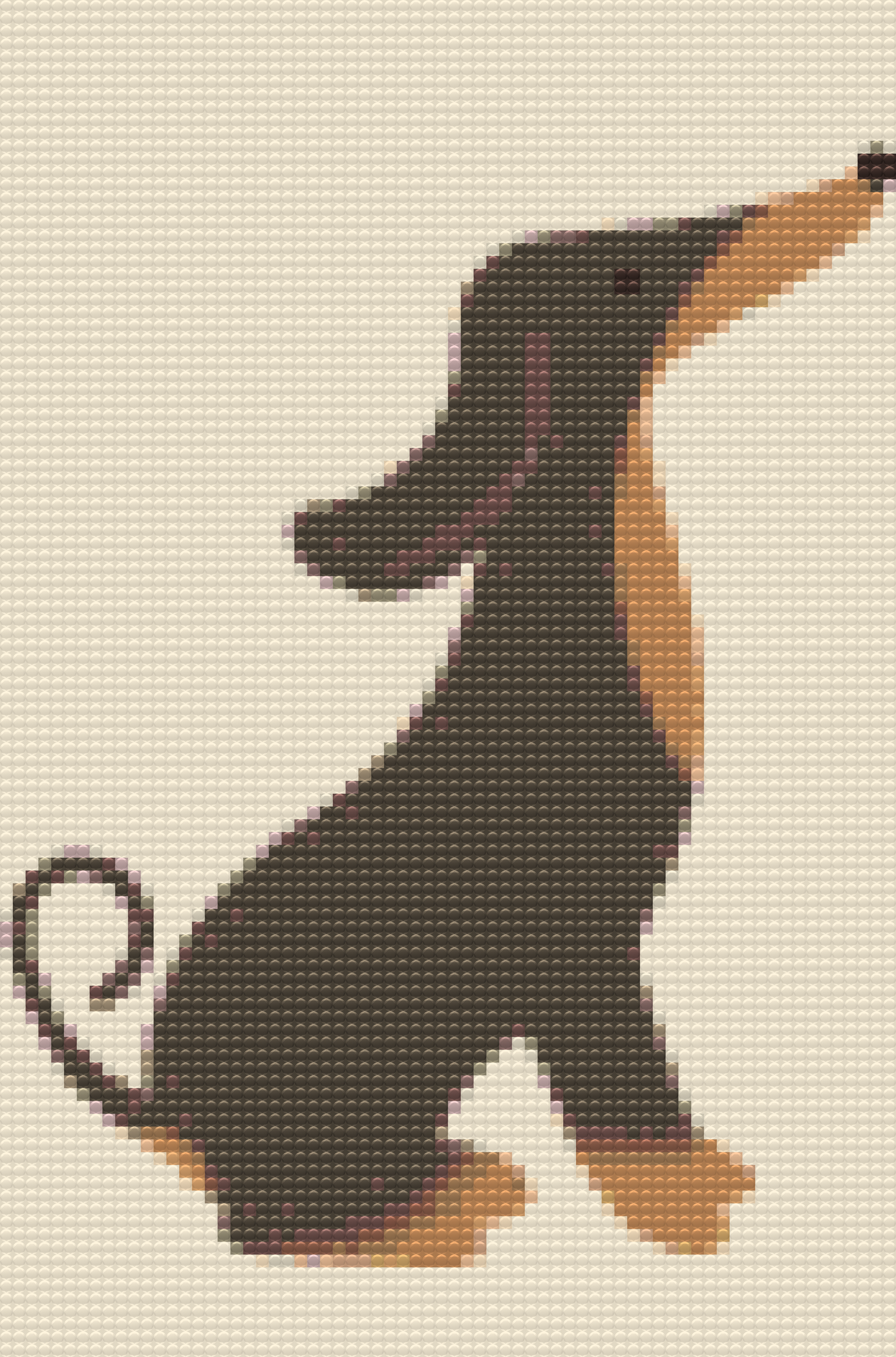 Diamond Painting - Sød daschund