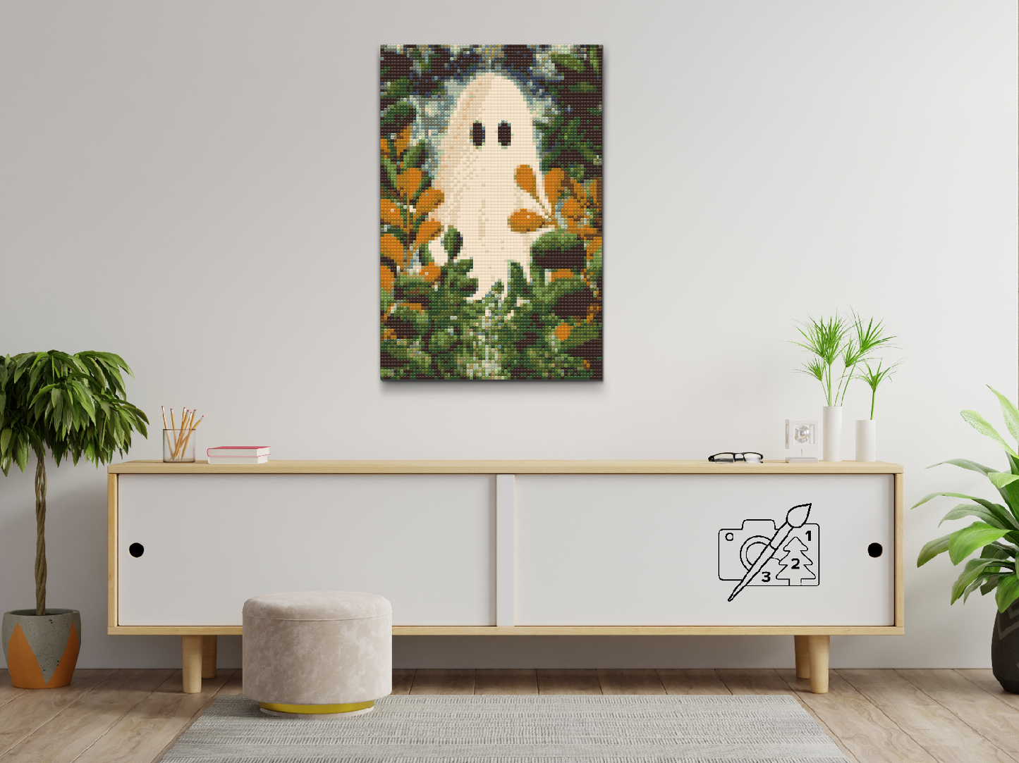 Diamond Painting - Spøgelse i krattet