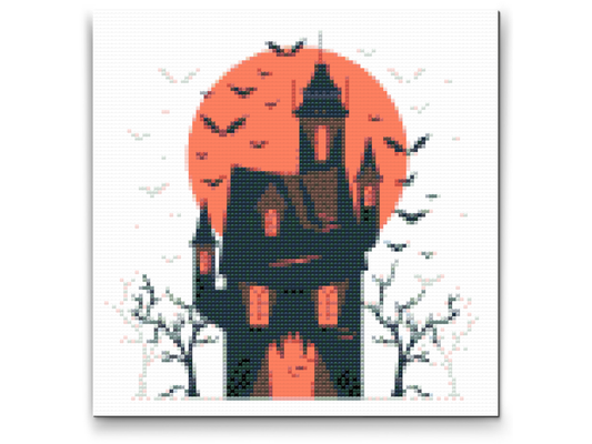 Diamond Painting - Hjemsøgt hus