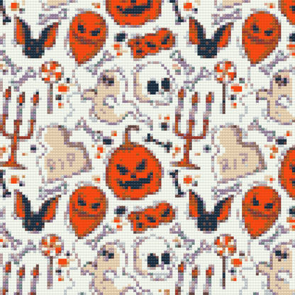 Diamond Painting - Halloween-baggrund