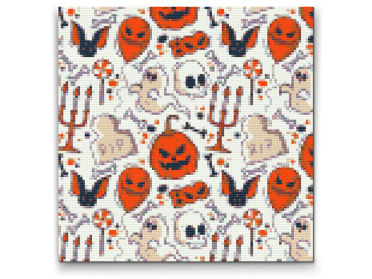 Diamond Painting - Halloween-baggrund