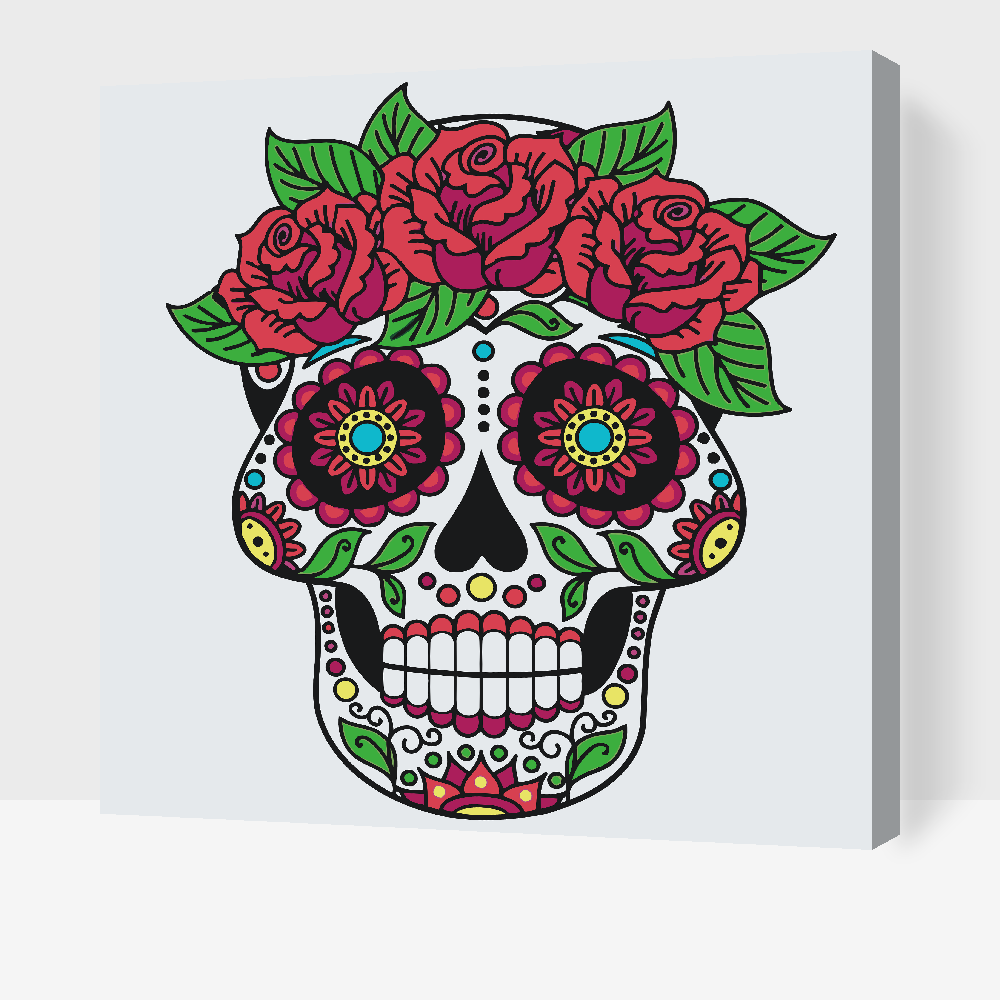 Paint by Numbers - Día de los muertos