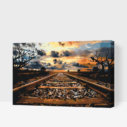 Paint by Numbers - Jernbanespor