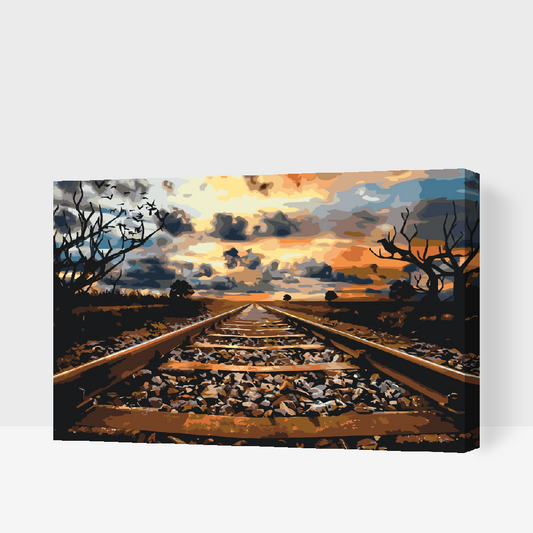 Paint by Numbers - Jernbanespor