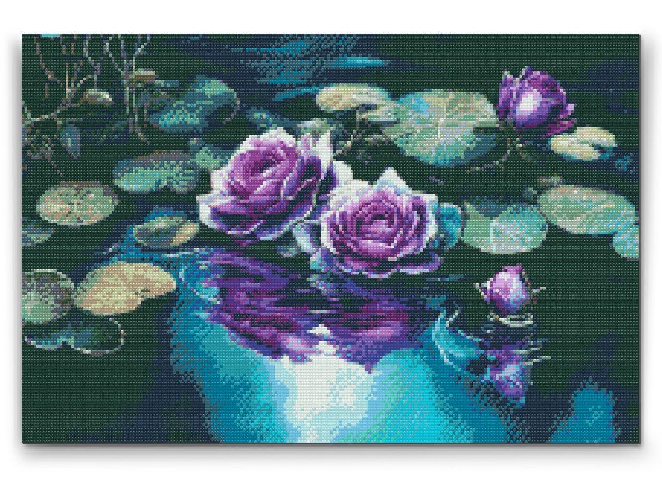 Diamond Painting - Vandliljer i dammen