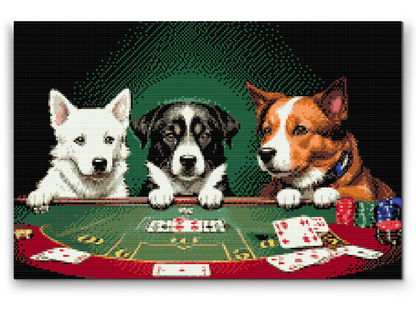 Diamond Painting - Doggy poker 2