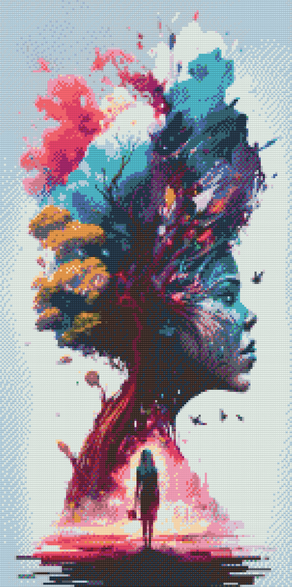 Diamond Painting - Livets træ i sindet