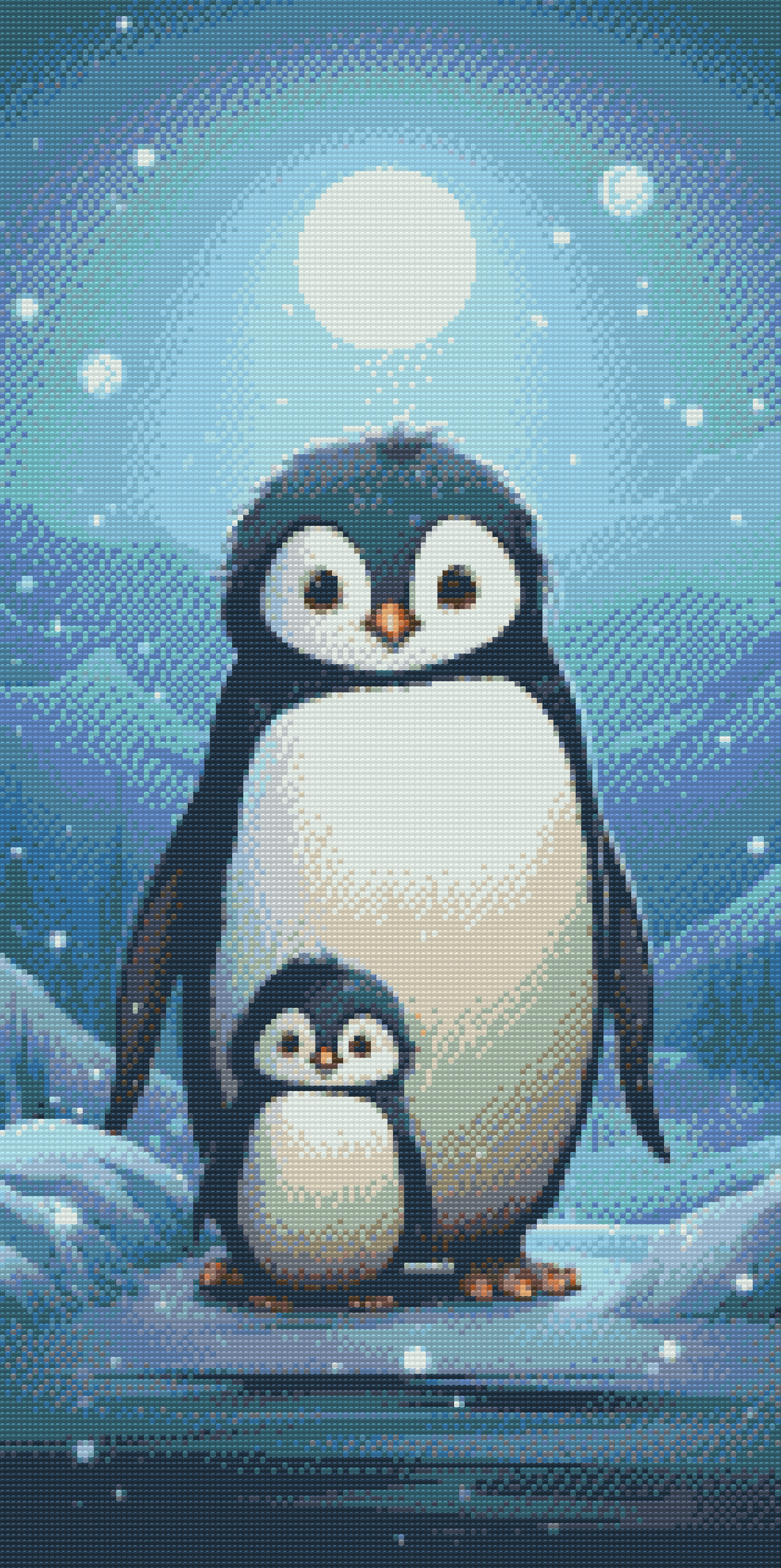Diamond Painting - Søde pingviner