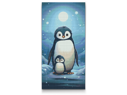Diamond Painting - Søde pingviner