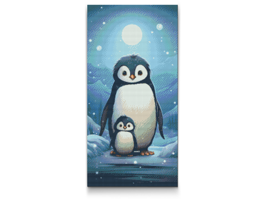 Diamond Painting - Søde pingviner