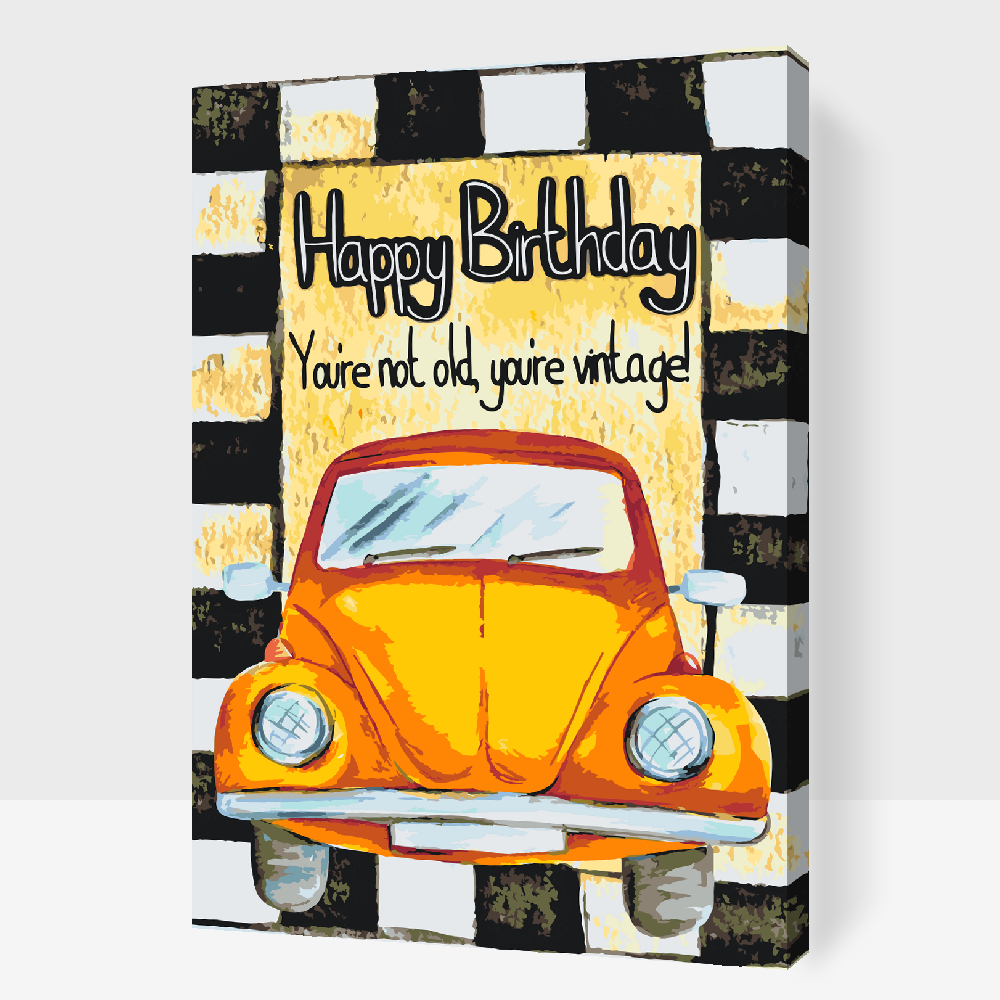 Paint by Numbers - Du er ikke gammel, du er vintage!