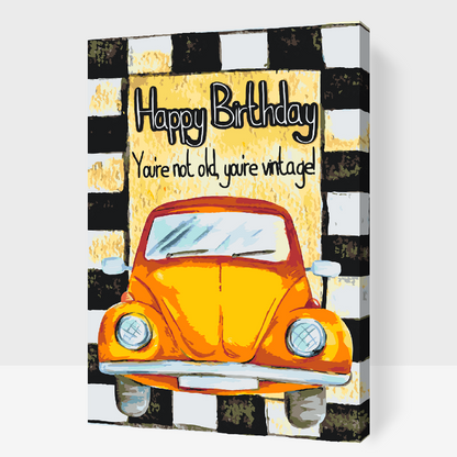 Paint by Numbers - Du er ikke gammel, du er vintage!