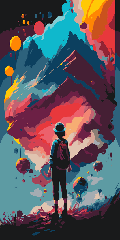 Paint by Numbers - Flyvende ø