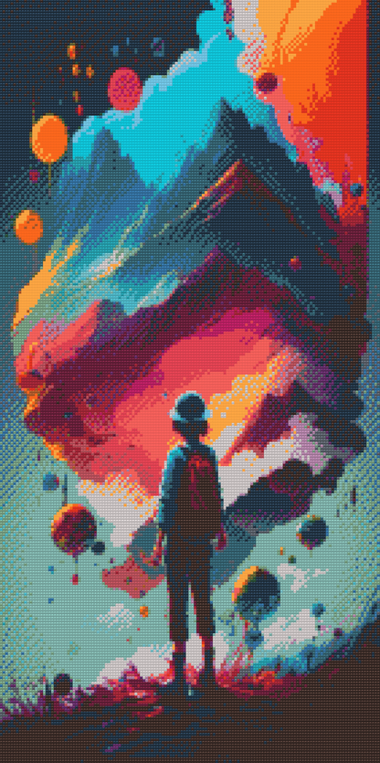 Diamond Painting - Flyvende ø
