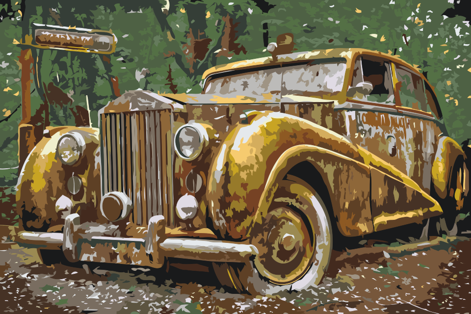 Paint by Numbers - Rolls Royce