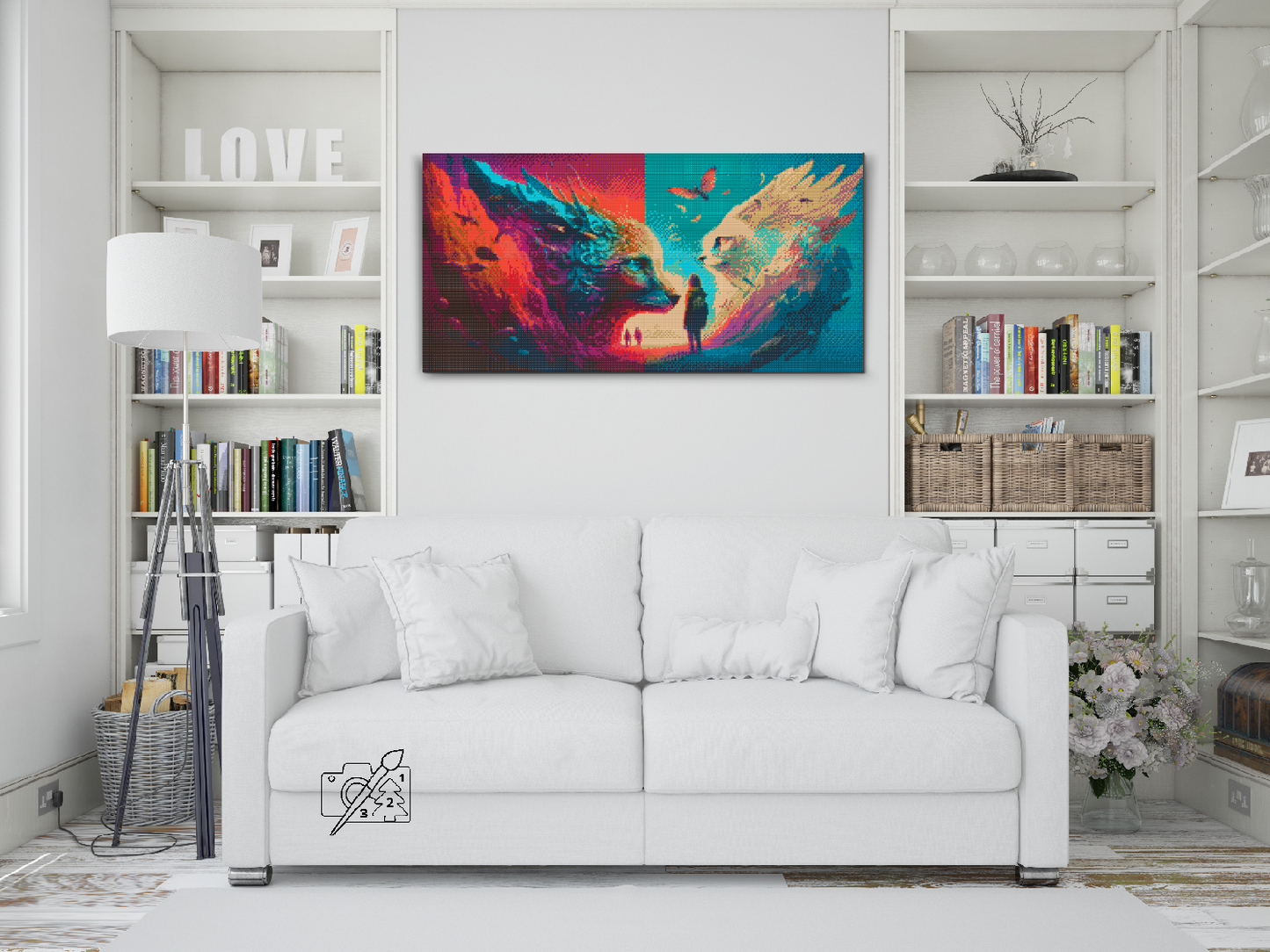 Diamond Painting - Mystiske katte
