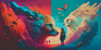 Diamond Painting - Mystiske katte