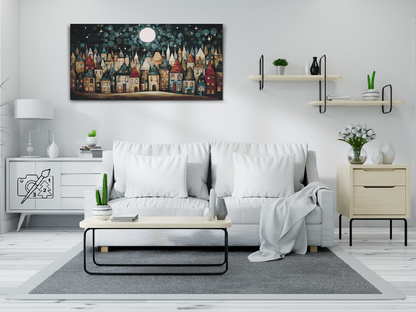 Paint by Numbers - Små huse om natten