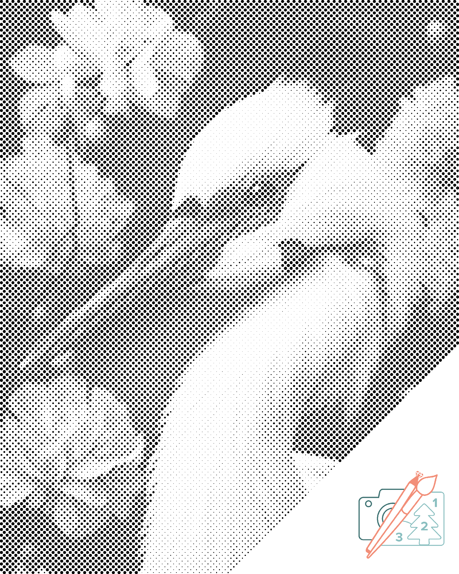 Mal-med-prikker -  Heron 2