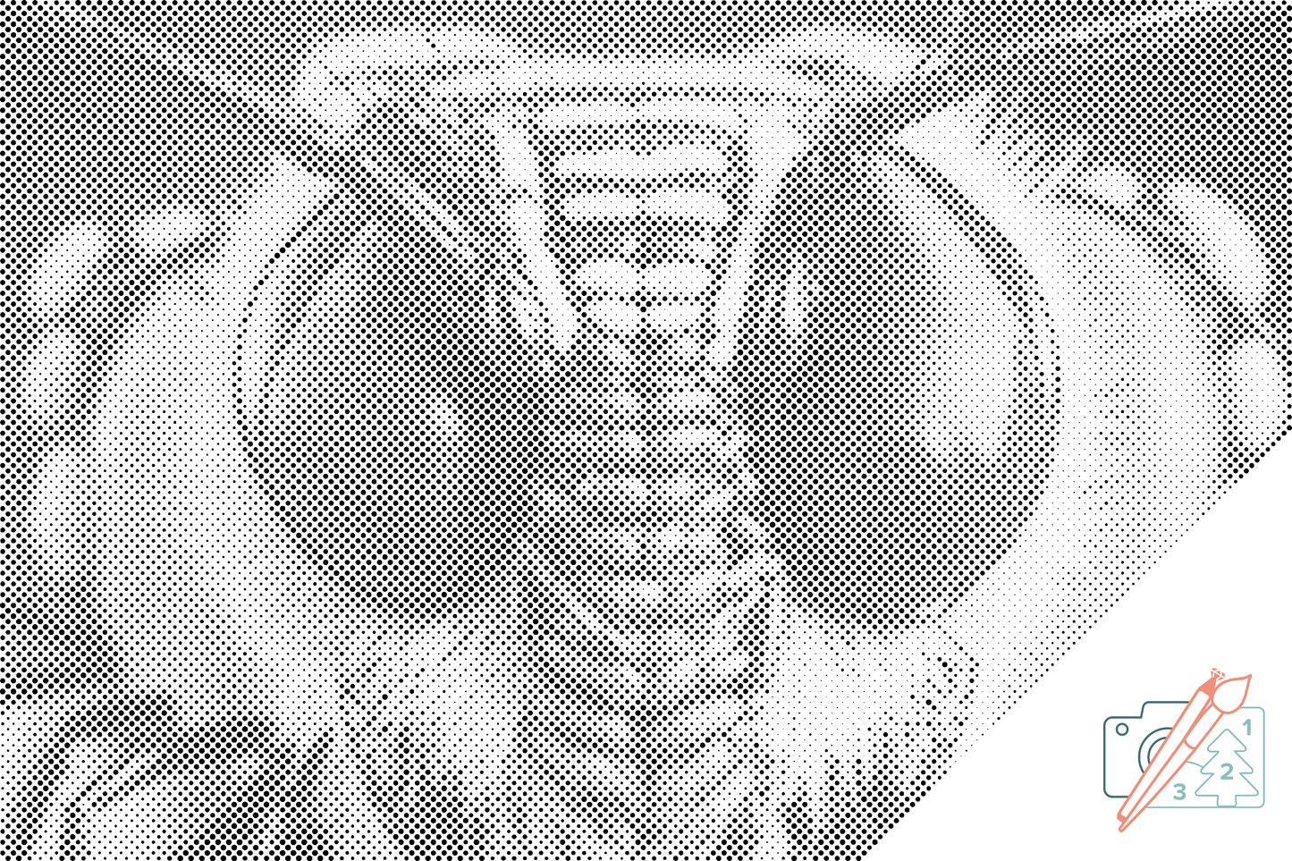 Mal-med-prikker -  Wasp