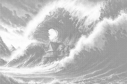 Mal-med-prikker -  Tsunami