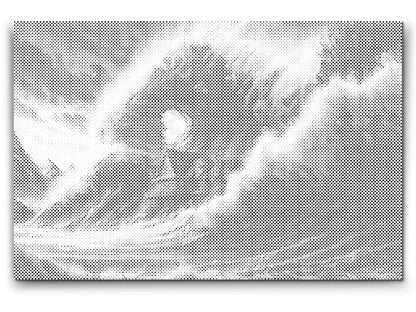 Mal-med-prikker -  Tsunami