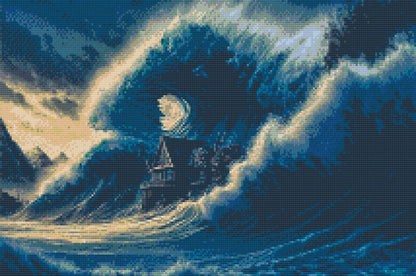 Diamond Painting - Tsunami