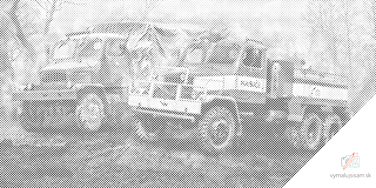 Mal-med-prikker -  Praga V3S