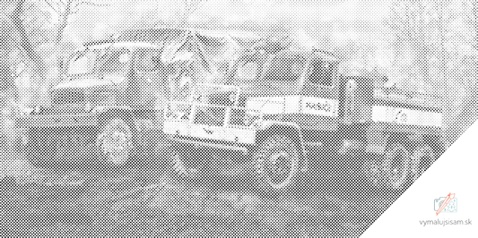 Mal-med-prikker -  Praga V3S