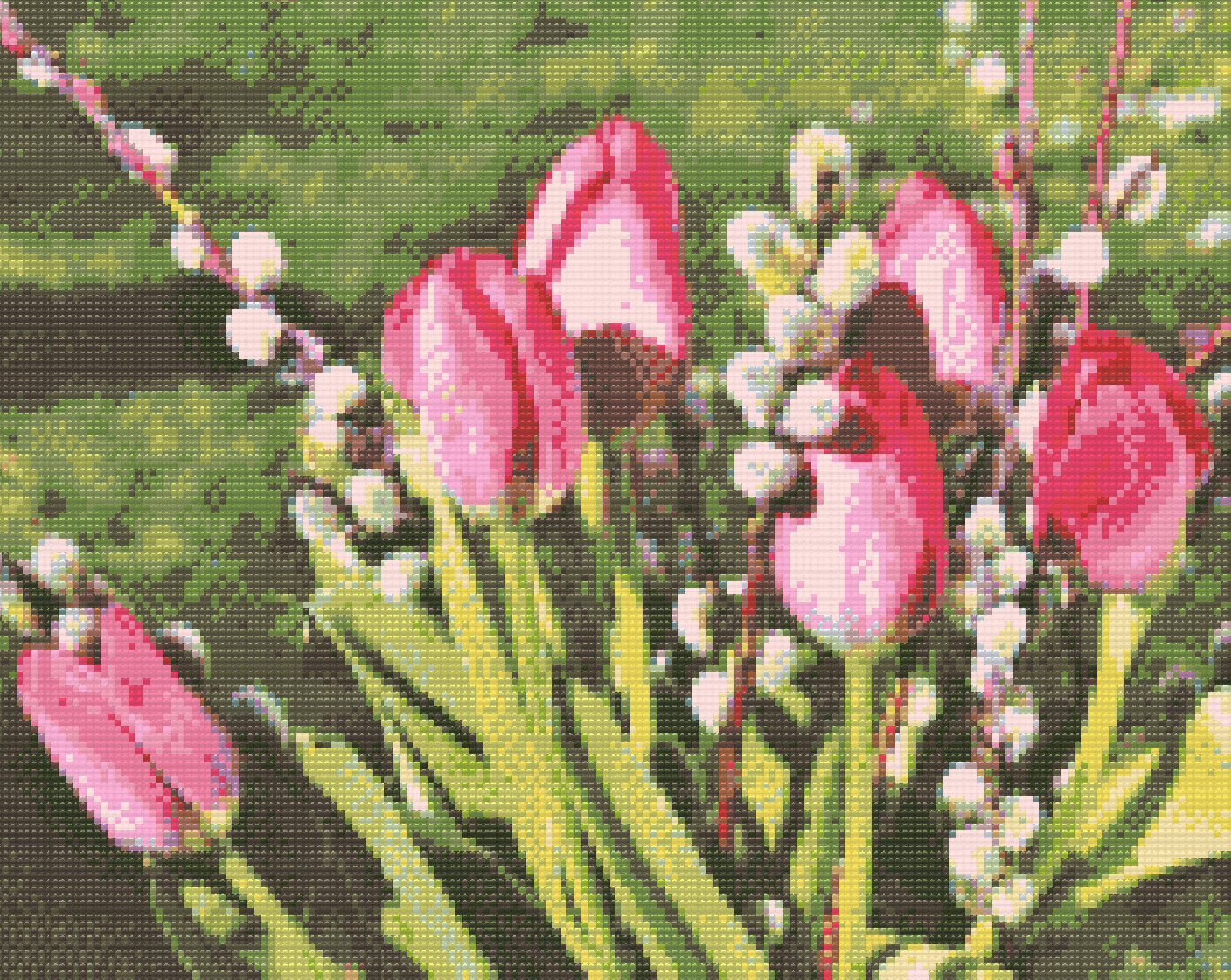 Diamond Painting - Tulipaner