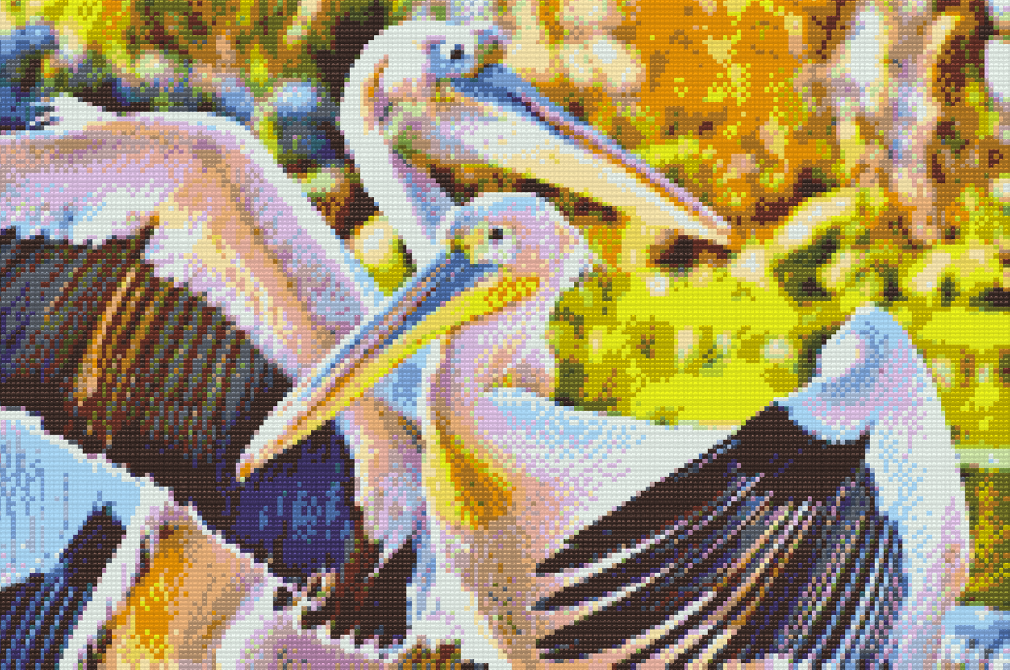 Diamond Painting - Pelikaner