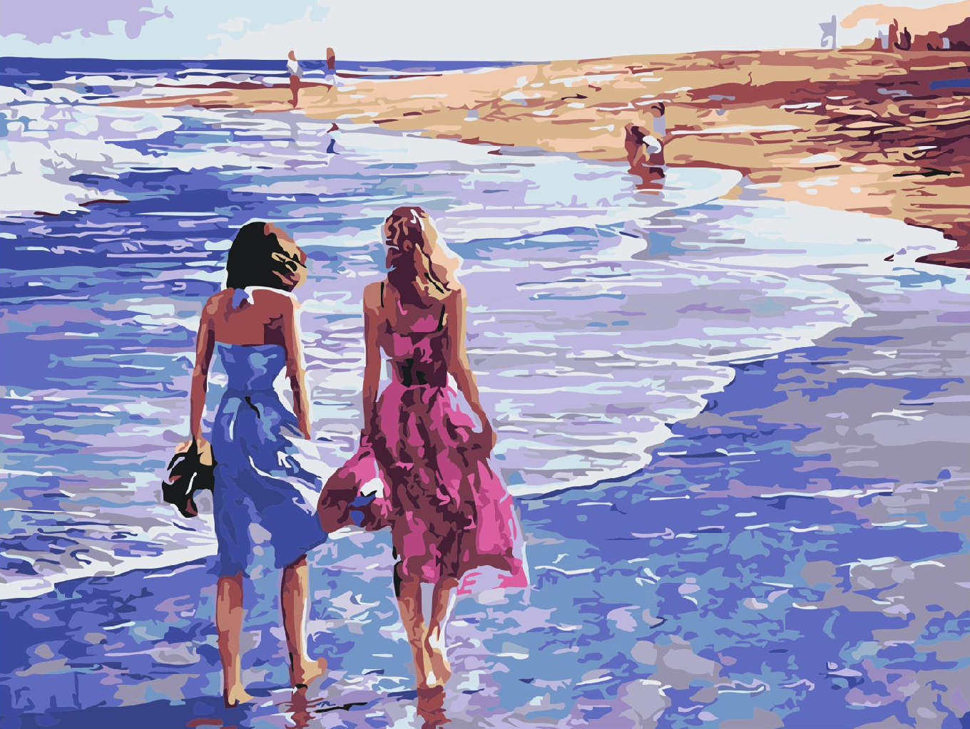 Paint by Numbers - Procházka po pobřeží