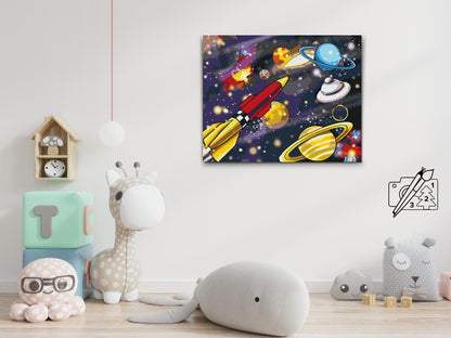 Paint by Numbers - Vesmírná galaxie