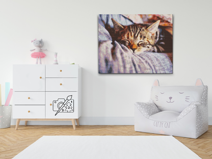 Diamond Painting - Sleeping Kitty