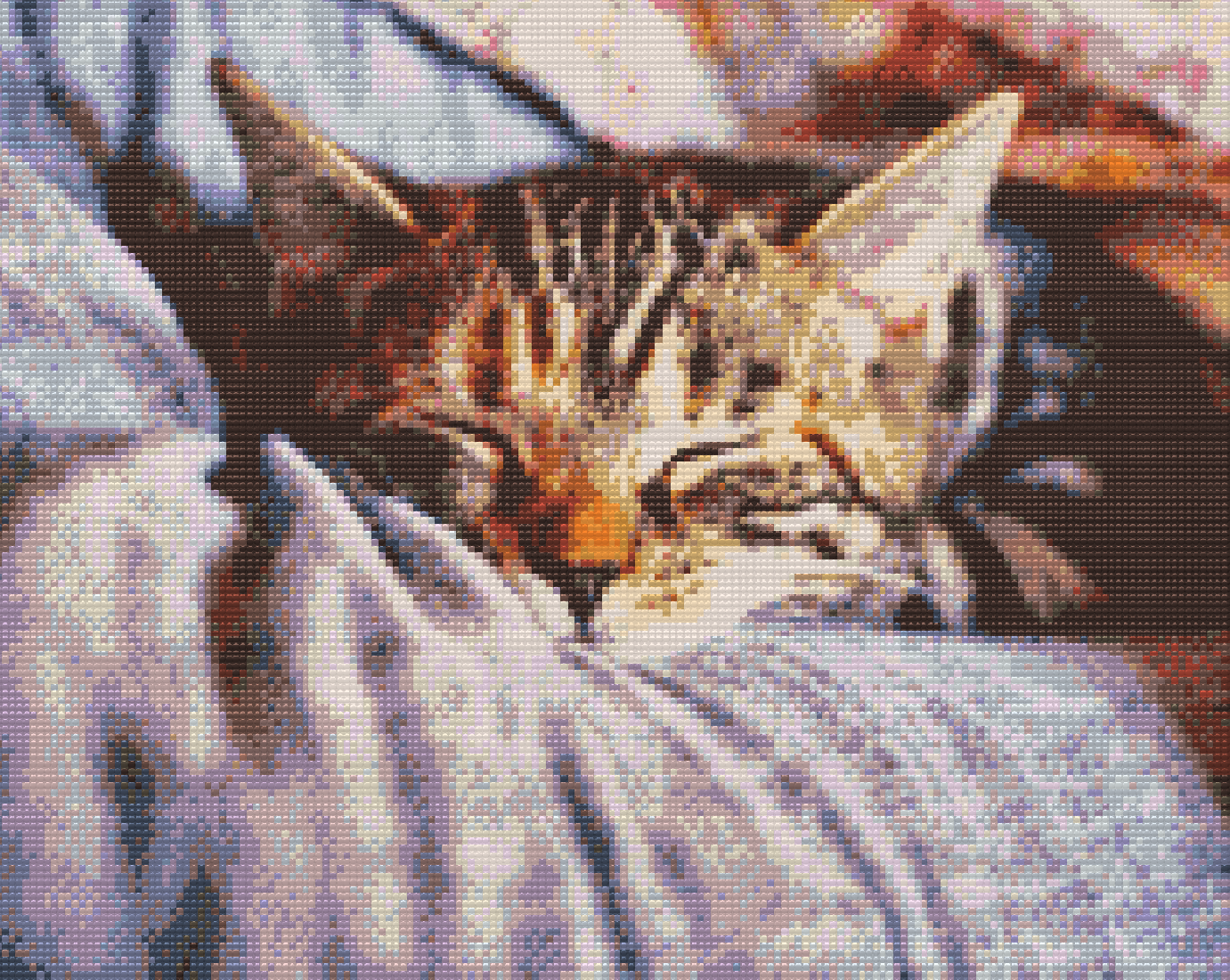 Diamond Painting - Sleeping Kitty