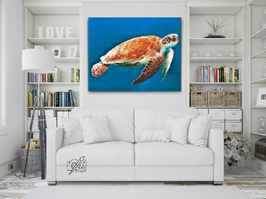 Diamond Painting - Havskildpadde
