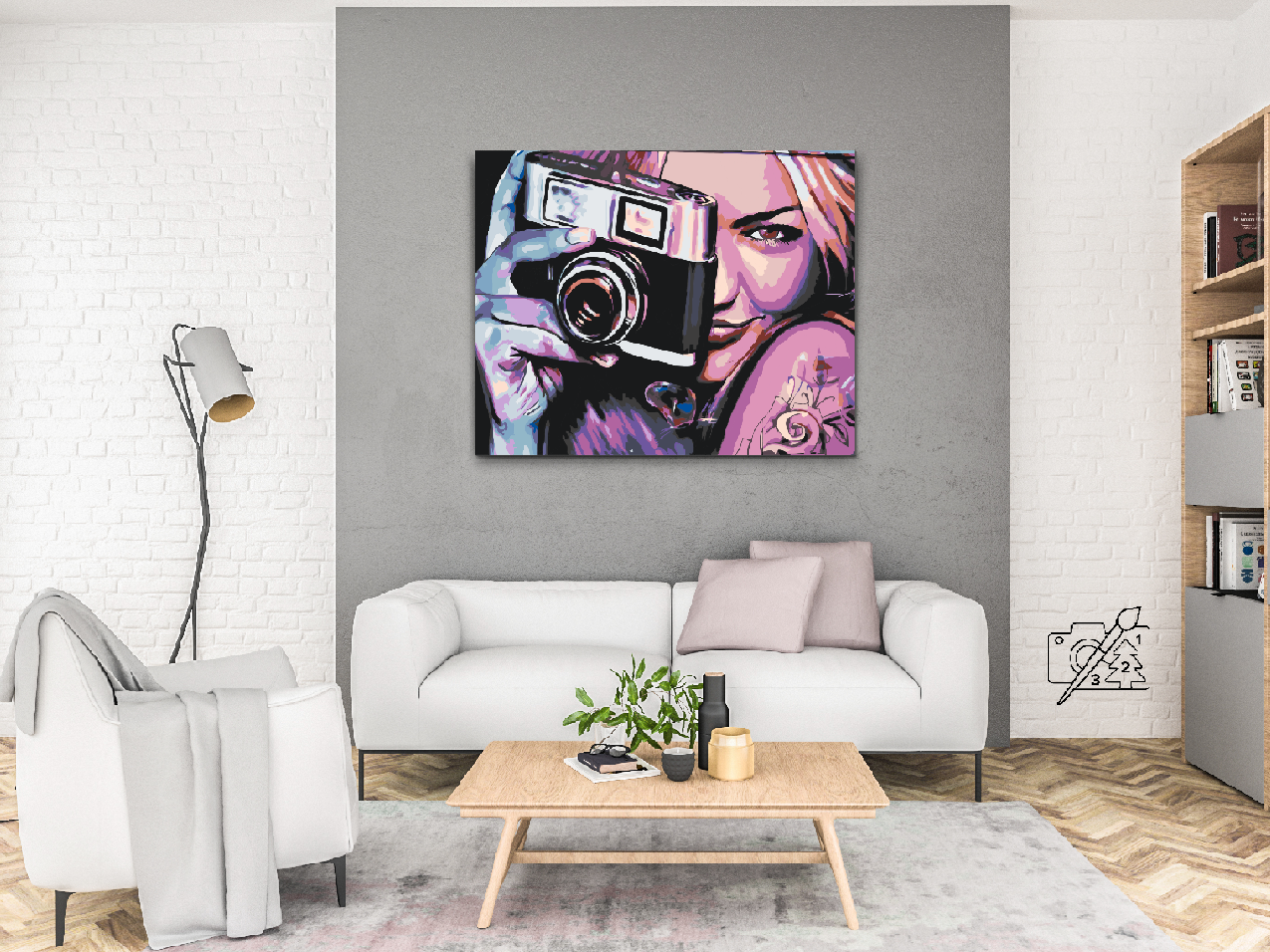 Paint by Numbers - Pige med et kamera