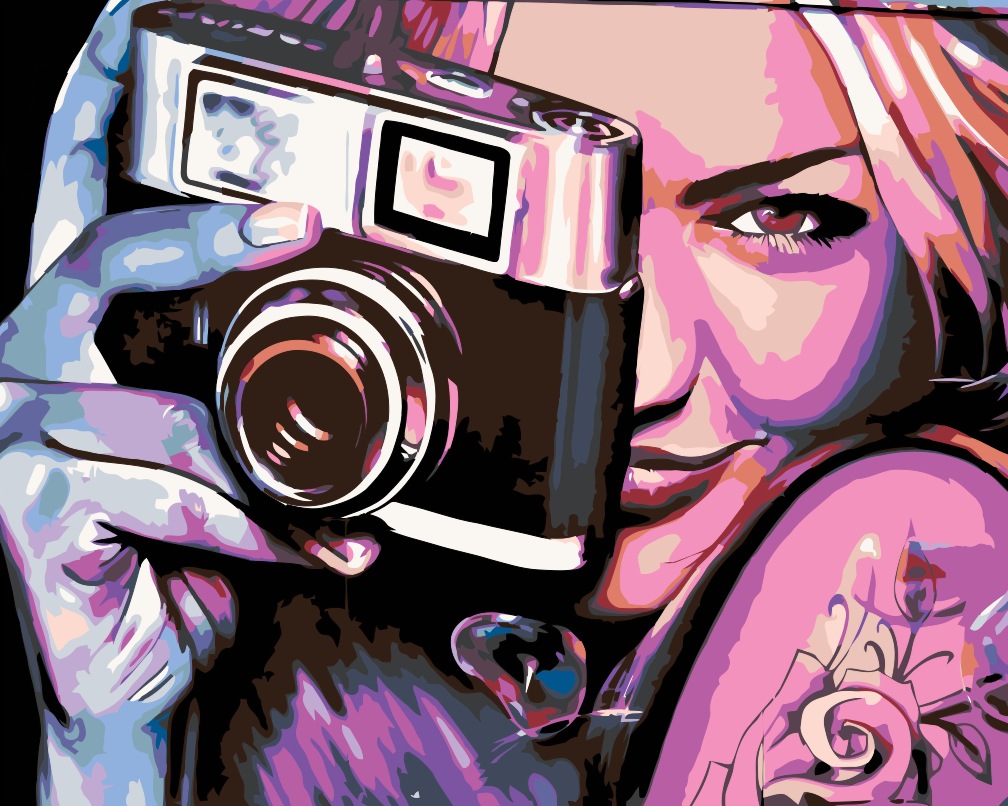 Paint by Numbers - Pige med et kamera